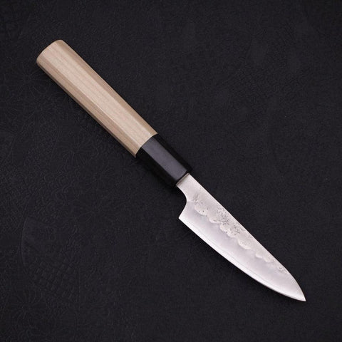 Petty Silver Steel #3 Nashiji Manche en Buffle et Magnolia 80mm-[Musashi]-[Couteaux de cuisine japonais]