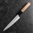 Petty Silver Steel #3 Nashiji Manche en Buffle et Noyer 150mm-[Musashi]-[Couteaux de cuisine japonais]