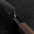 Petty Silver Steel #3 Nashiji Manche en Buffle et Noyer 150mm-[Musashi]-[Couteaux de cuisine japonais]