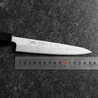 Petty Silver Steel #3 Nashiji Manche en Buffle et Noyer 150mm-[Musashi]-[Couteaux de cuisine japonais]