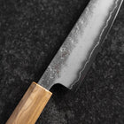 Petty Silver Steel #3 Nashiji Manche en Olivier 130mm-[Musashi]-[Couteaux de cuisine japonais]