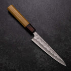 Petty Silver Steel #3 Nashiji Manche en Zelkova 135mm-[Musashi]-[Couteaux de cuisine japonais]