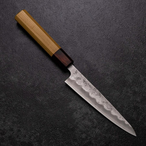 Petty Silver Steel #3 Nashiji Manche en Zelkova 135mm-[Musashi]-[Couteaux de cuisine japonais]