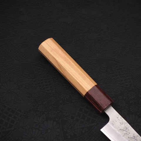 Petty Silver Steel #3 Nashiji Manche en Zelkova 150mm-[Musashi]-[Couteaux de cuisine japonais]