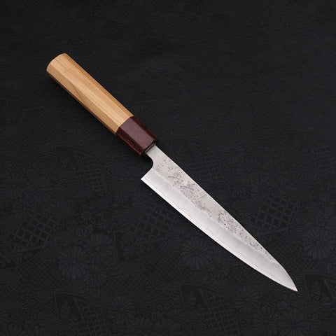 Petty Silver Steel #3 Nashiji Manche en Zelkova 150mm-[Musashi]-[Couteaux de cuisine japonais]