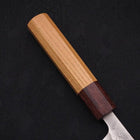 Petty Silver Steel #3 Nashiji Manche en Zelkova 80mm-[Musashi]-[Couteaux de cuisine japonais]
