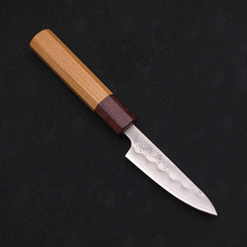 Petty Silver Steel #3 Nashiji Manche en Zelkova 80mm-[Musashi]-[Couteaux de cuisine japonais]