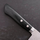 Petty Silver Steel #3 Nickel en Vagues Damas Manche en Buffle et Ébène 150mm-[Musashi]-[Couteaux de cuisine japonais]