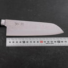 Petty Silver Steel #3 Nickel en Vagues Damas Manche en Buffle et Ébène 150mm-[Musashi]-[Couteaux de cuisine japonais]