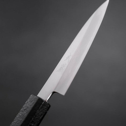 Petty Silver Steel #3 Poli Manche Urushi Noir 110mm-[Musashi]-[Couteaux de cuisine japonais]