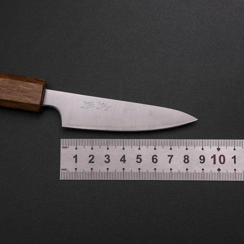Petty Silver Steel #3 Poli Manche Yaki Urushi 80mm-[Musashi]-[Couteaux de cuisine japonais]