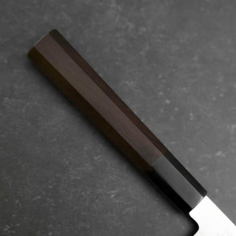 Petty Silver Steel #3 Poli Manche en Buffle et Ébène 110mm-[Musashi]-[Couteaux de cuisine japonais]
