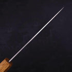 Petty Silver Steel #3 Polished Yaki Urushi Handle 135mm-[Musashi]-[Japanese-Kitchen-Knives]