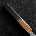 Petty Silver Steel #3 Tsuchime Damascus Yaki Urushi Handle 140mm (5.3”)-[Musashi]-[Japanese-Kitchen-Knives]