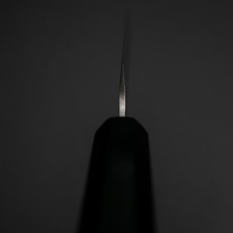 Petty Stainless Clad Blue Super Tsuchime Sumi Urushi Handle 135mm (5.3”)-[Musashi]-[Couteaux de cuisine japonais]