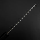 Petty Stainless Clad Blue Super Tsuchime Sumi Urushi Handle 135mm (5.3”)-[Musashi]-[Couteaux de cuisine japonais]