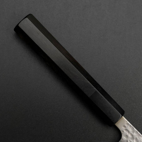 Petty Stainless Clad Blue Super Tsuchime Sumi Urushi Handle 135mm (5.3”)-[Musashi]-[Couteaux de cuisine japonais]
