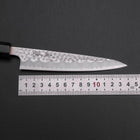 Petty Stainless Clad Blue Super Tsuchime Sumi Urushi Handle 135mm (5.3”)-[Musashi]-[Couteaux de cuisine japonais]