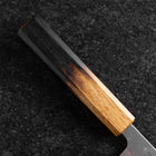 Petty Sweden Steel Nashiji Damas Manche Yaki Urushi 140mm-[Musashi]-[Couteaux de cuisine japonais]