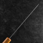 Petty Sweden Steel Nashiji Damascus Yaki Urushi Handle 140mm (5.3”)-[Musashi]-[Japanese-Kitchen-Knives]