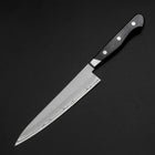 Petty Sweden Steel Poli Manche Occidental Noir 150mm-[Musashi]-[Couteaux de cuisine japonais]