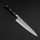 Petty Sweden Steel Poli Manche Occidental Noir 150mm-[Musashi]-[Couteaux de cuisine japonais]