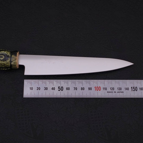Petty VG-1 Poli Manche Dragon en Céramique 150mm-[Musashi]-[Couteaux de cuisine japonais]