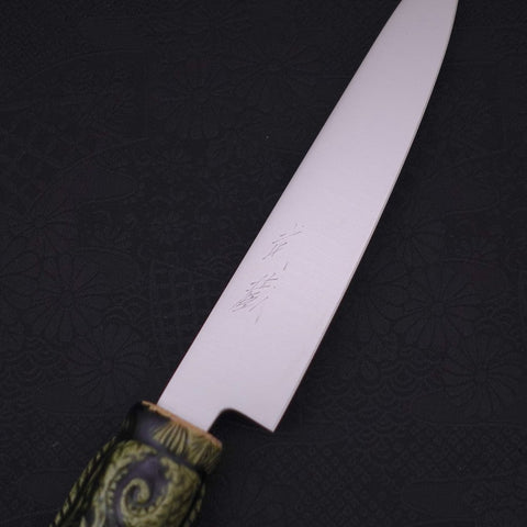 Petty VG-1 Poli Manche Dragon en Céramique 150mm-[Musashi]-[Couteaux de cuisine japonais]