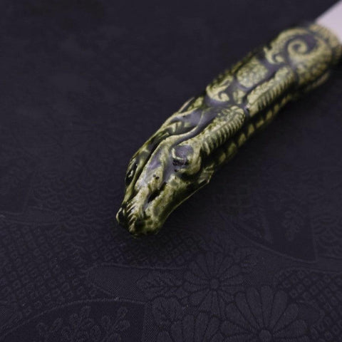 Petty VG-1 Poli Manche Dragon en Céramique 150mm-[Musashi]-[Couteaux de cuisine japonais]