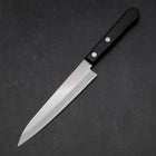 Petty VG-1 Poli Manche Occidental Noir 145mm (Tsuba-nashi)-[Musashi]-[Couteaux de cuisine japonais]