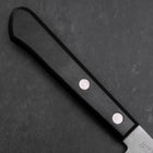 Petty VG-1 Poli Manche Occidental Noir 145mm (Tsuba-nashi)-[Musashi]-[Couteaux de cuisine japonais]