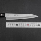 Petty VG-1 Poli Manche Occidental Noir 145mm (Tsuba-nashi)-[Musashi]-[Couteaux de cuisine japonais]