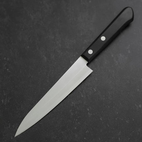 Petty VG-1 Polished Western Black Handle 150mm (5.9”)-[Musashi]-[Japanese-Kitchen-Knives]