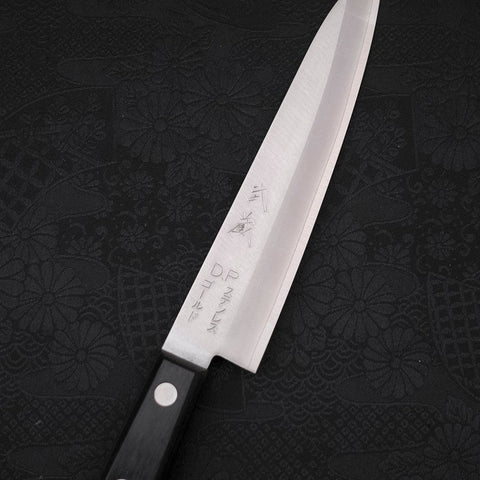 Petty VG-1 Poli Manche Occidental Noir 150mm-[Musashi]-[Couteaux de cuisine japonais]