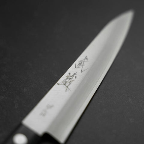 Petty VG-1 Polished Western Black Handle 150mm (5.9”)-[Musashi]-[Japanese-Kitchen-Knives]