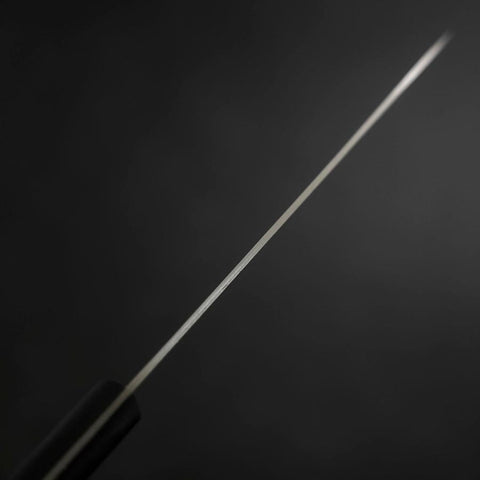 Petty VG-1 Polished Western Black Handle 150mm (5.9”)-[Musashi]-[Japanese-Kitchen-Knives]