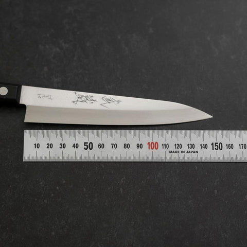 Petty VG-1 Poli Manche Occidental Noir 150mm-[Musashi]-[Couteaux de cuisine japonais]