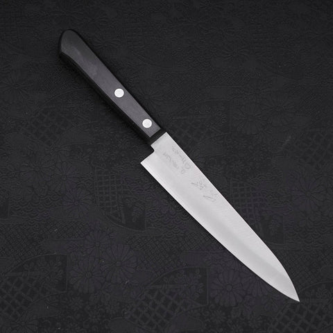 Petty VG-1 Poli Manche Occidental Noir 150mm-[Musashi]-[Couteaux de cuisine japonais]