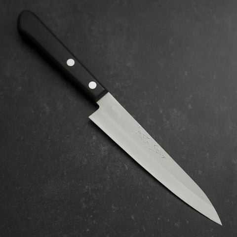 Petty VG-1 Polished Western Black Handle 150mm (5.9”)-[Musashi]-[Japanese-Kitchen-Knives]
