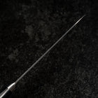 Petty VG-1 Tsuchime Manche Occidental Gris Sombre 135mm-[Musashi]-[Couteaux de cuisine japonais]