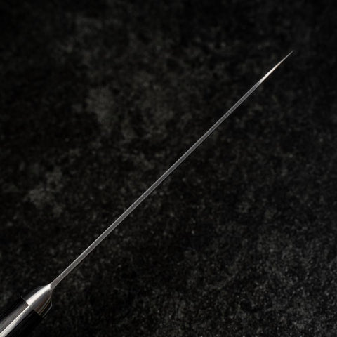 Petty VG-1 Tsuchime Manche Occidental Gris Sombre 135mm-[Musashi]-[Couteaux de cuisine japonais]