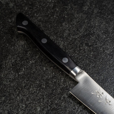 Petty VG-1 Tsuchime Manche Occidental Gris Sombre 135mm-[Musashi]-[Couteaux de cuisine japonais]