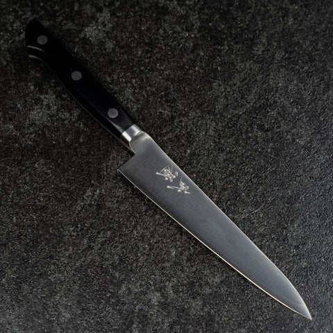 Petty VG-1 Tsuchime Manche Occidental Gris Sombre 135mm-[Musashi]-[Couteaux de cuisine japonais]