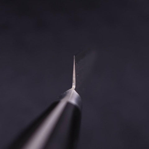 Petty VG-10 Damas Manche Occidental Noir 150mm-[Musashi]-[Couteaux de cuisine japonais]