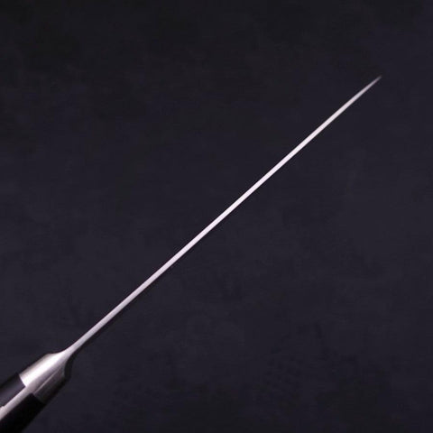 Petty VG-10 Damas Manche Occidental Noir 150mm-[Musashi]-[Couteaux de cuisine japonais]