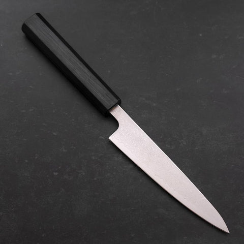 Petty VG-10 Damas Manche Urushi Bleu Sombre 140mm-[Musashi]-[Couteaux de cuisine japonais]