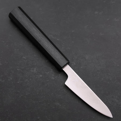 Petty VG-10 Damas Manche Urushi Bleu Sombre 85mm-[Musashi]-[Couteaux de cuisine japonais]