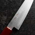 Petty VG-10 Damas Manche Urushi Rouge Yamanaka 135mm-[Musashi]-[Couteaux de cuisine japonais]