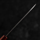 Petty VG-10 Damas Manche Urushi Rouge Yamanaka 135mm-[Musashi]-[Couteaux de cuisine japonais]