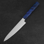 Petty VG-10 Damas Manche en Bois de Bouleau Bleu 150mm-[Musashi]-[Couteaux de cuisine japonais]